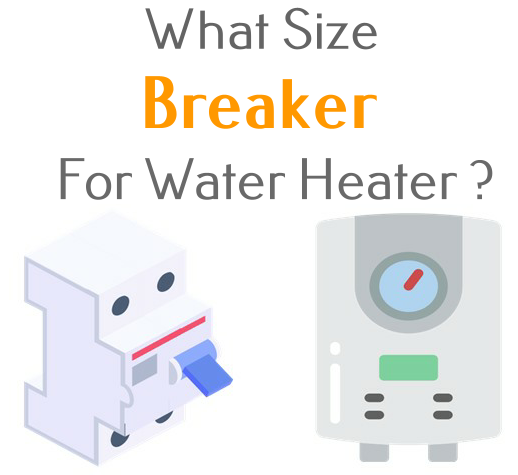 what size breaker for water heater
