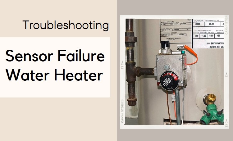 temperature sensor failure water heater