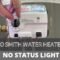 ao smith water heater no status light