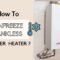 how to unfreeze tankless water heater