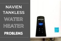 navien tankless water heater problems