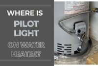 where is pilot light on water heater