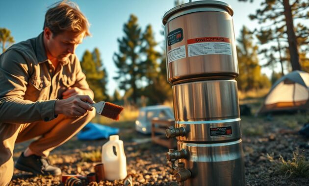 Propane Camping Water Heater Maintenance