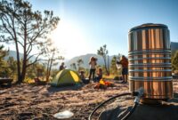 propane water heater camping